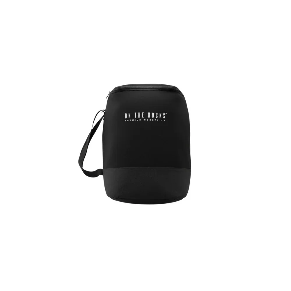 On The Rocks Cooler Backpack Unisex OS Black Insulated Thermal Bag